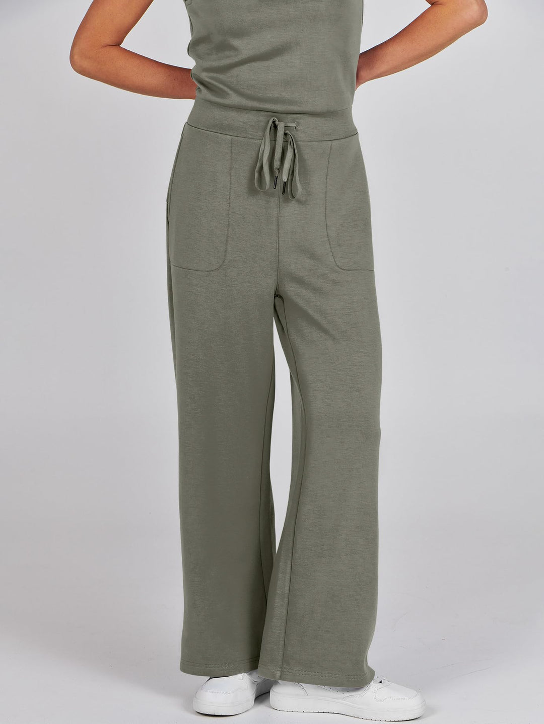 ANRABESS Women's Sleeveless Wide Leg Casual Jumpsuit