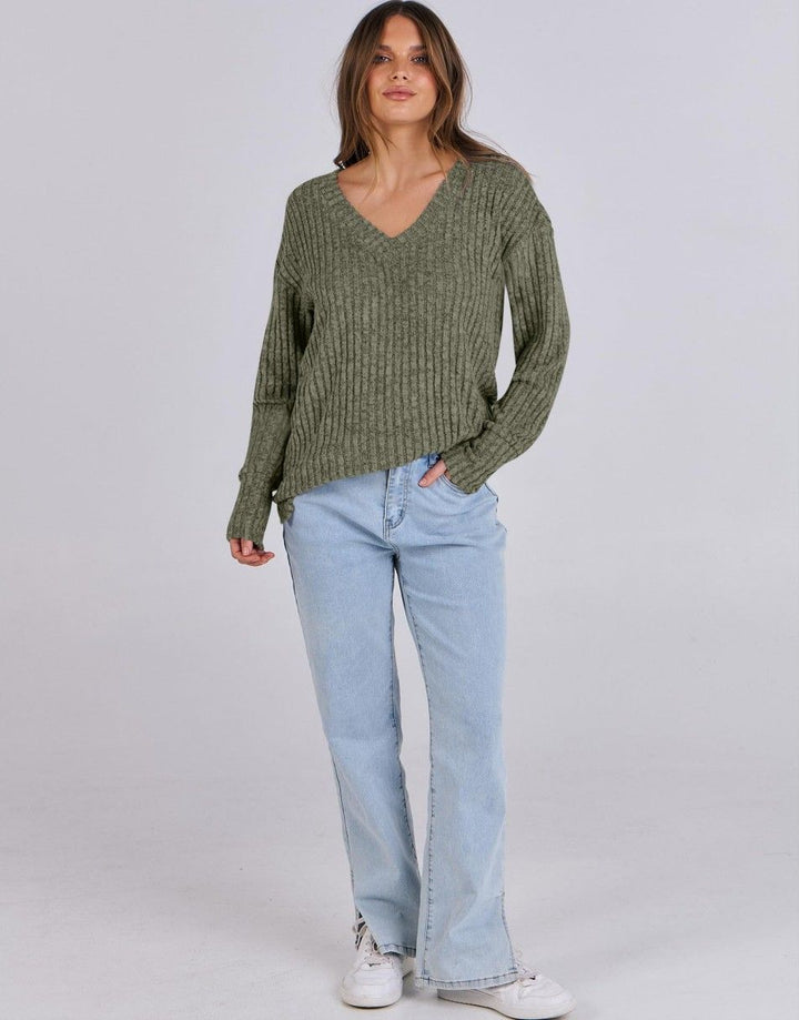 ANRABESS Women's V-Neck Tunic Top