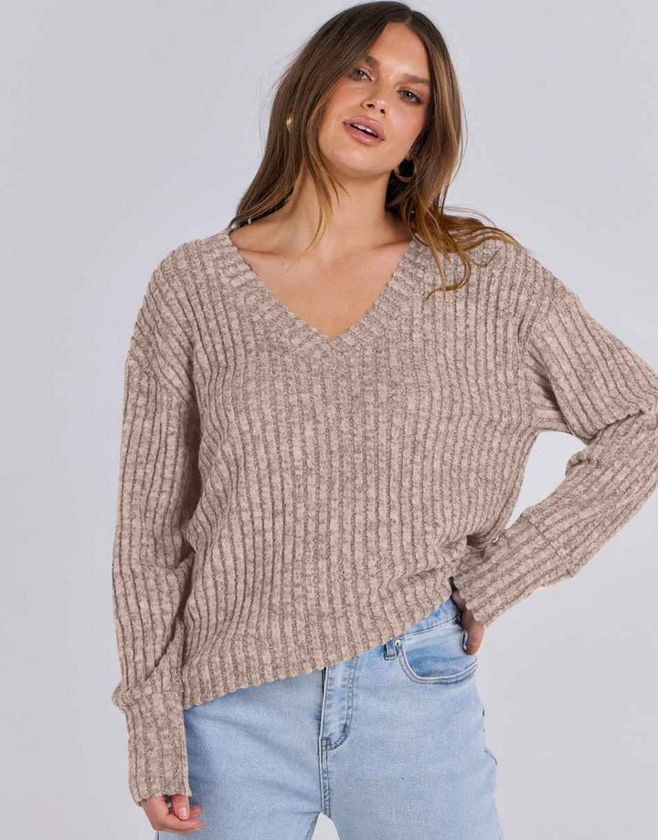 ANRABESS Women's V-Neck Tunic Top