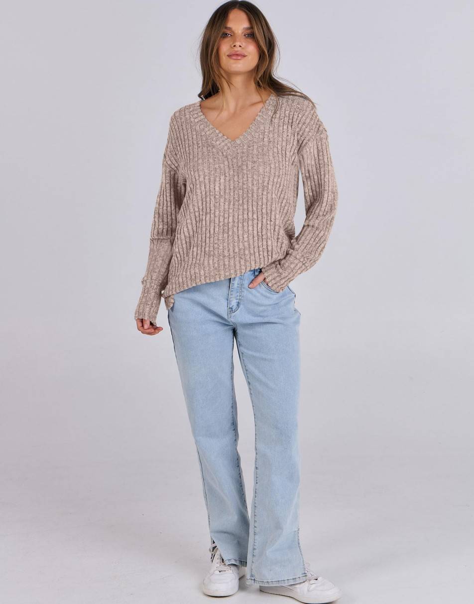 ANRABESS Women's V-Neck Tunic Top