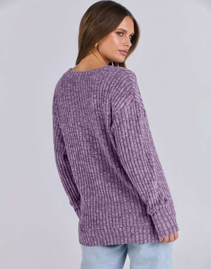 ANRABESS Women's V-Neck Tunic Top
