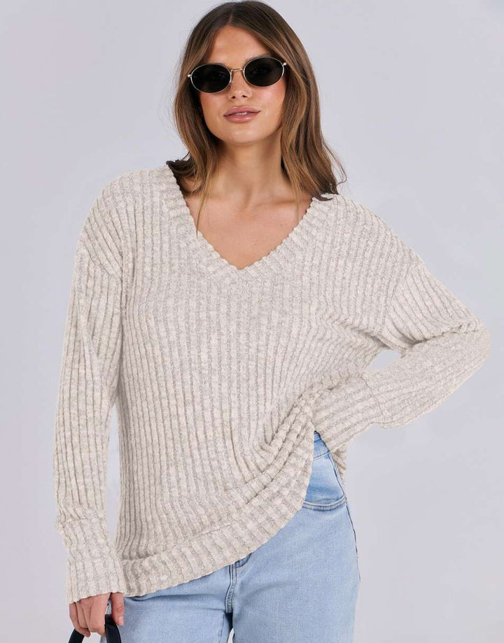 ANRABESS Women's V-Neck Tunic Top