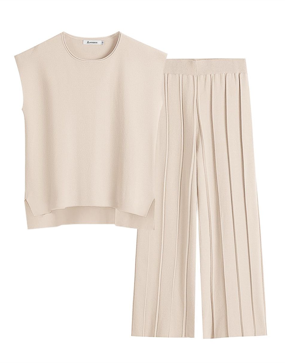 ANRABESS Summer Sweater Tracksuit Lounge Set