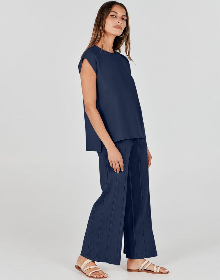 ANRABESS Summer Sweater Tracksuit Lounge Set