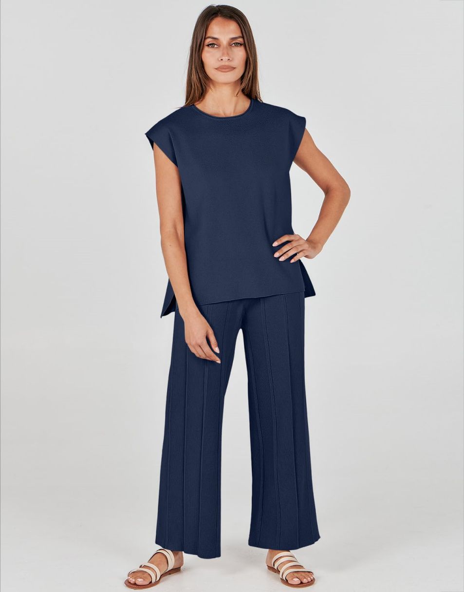 ANRABESS Summer Sweater Tracksuit Lounge Set