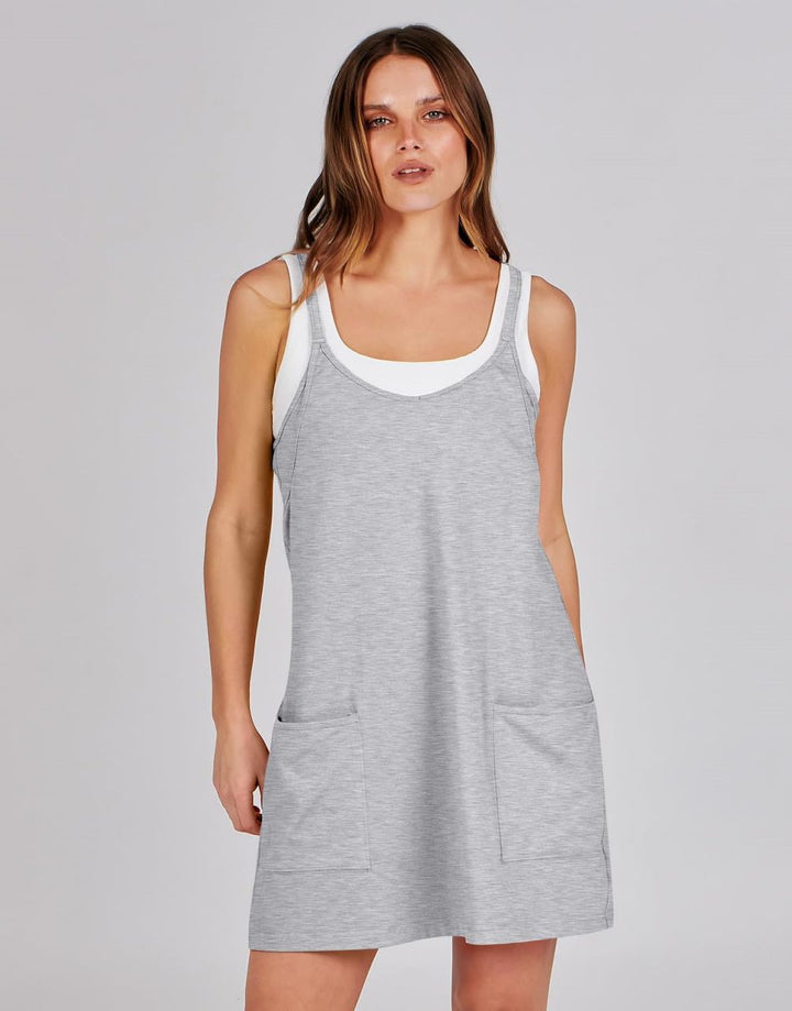 ANRABESS Women's Active Mini Dress with Built-in Shorts