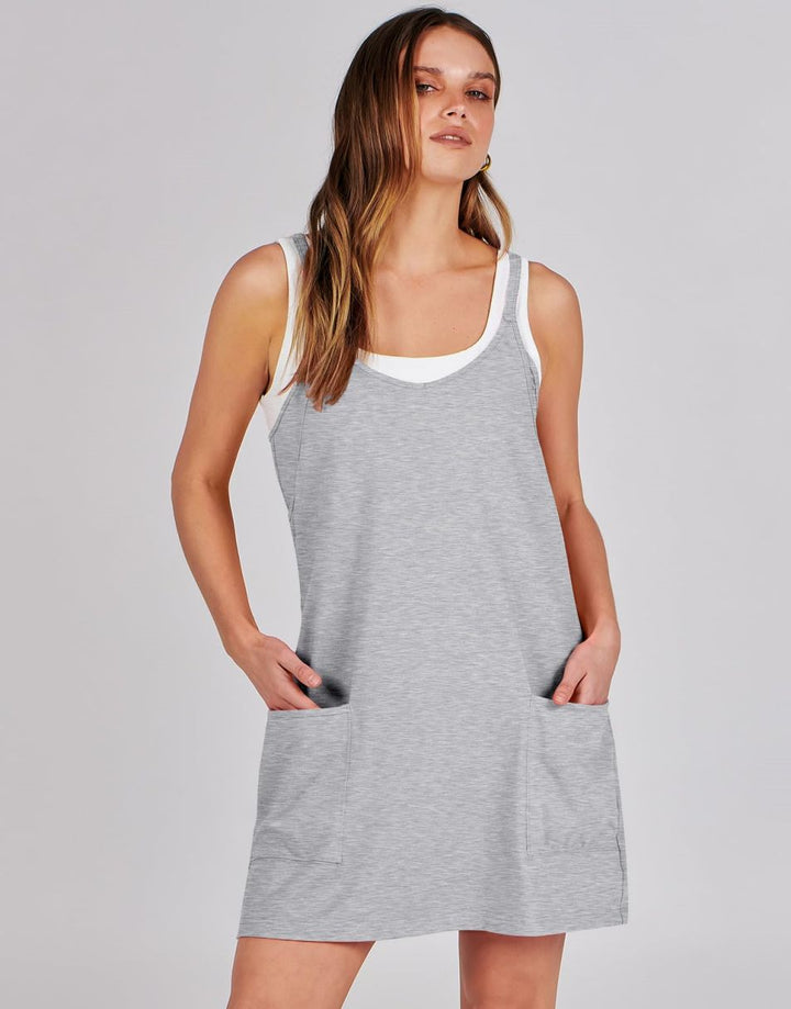 ANRABESS Women's Active Mini Dress with Built-in Shorts