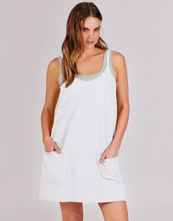 ANRABESS Women's Active Mini Dress with Built-in Shorts