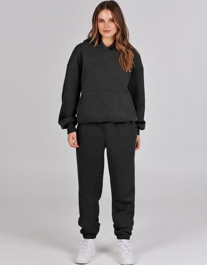 ANRABESS Women's Oversized Hoodie Jogger Sweatsuit Set