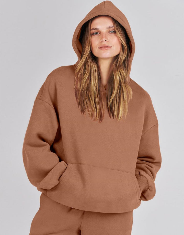 ANRABESS Women's Oversized Hoodie Jogger Sweatsuit Set