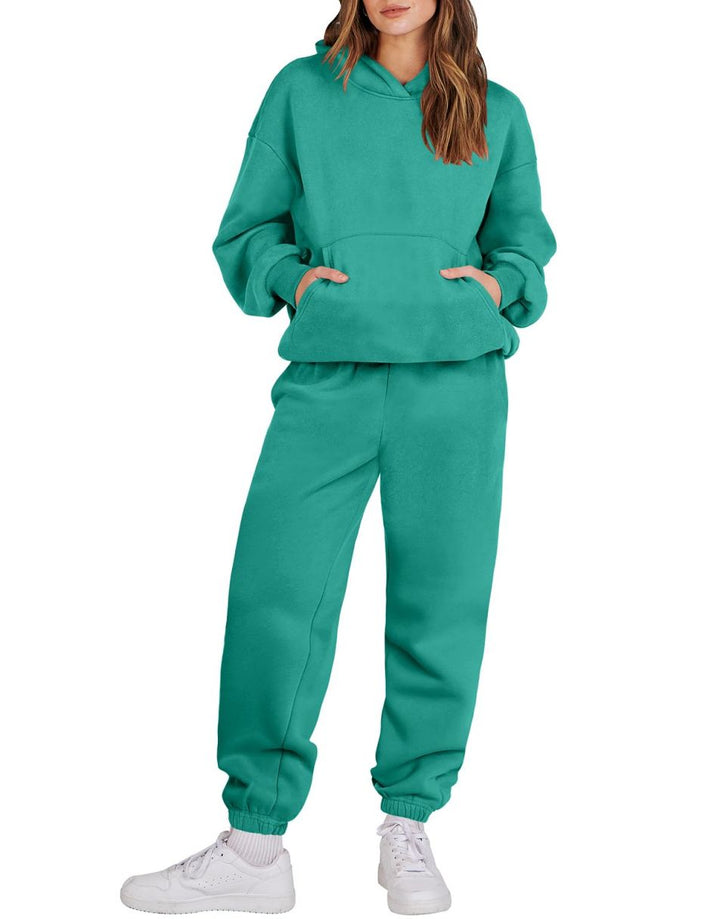 ANRABESS Women's Oversized Hoodie Jogger Sweatsuit Set