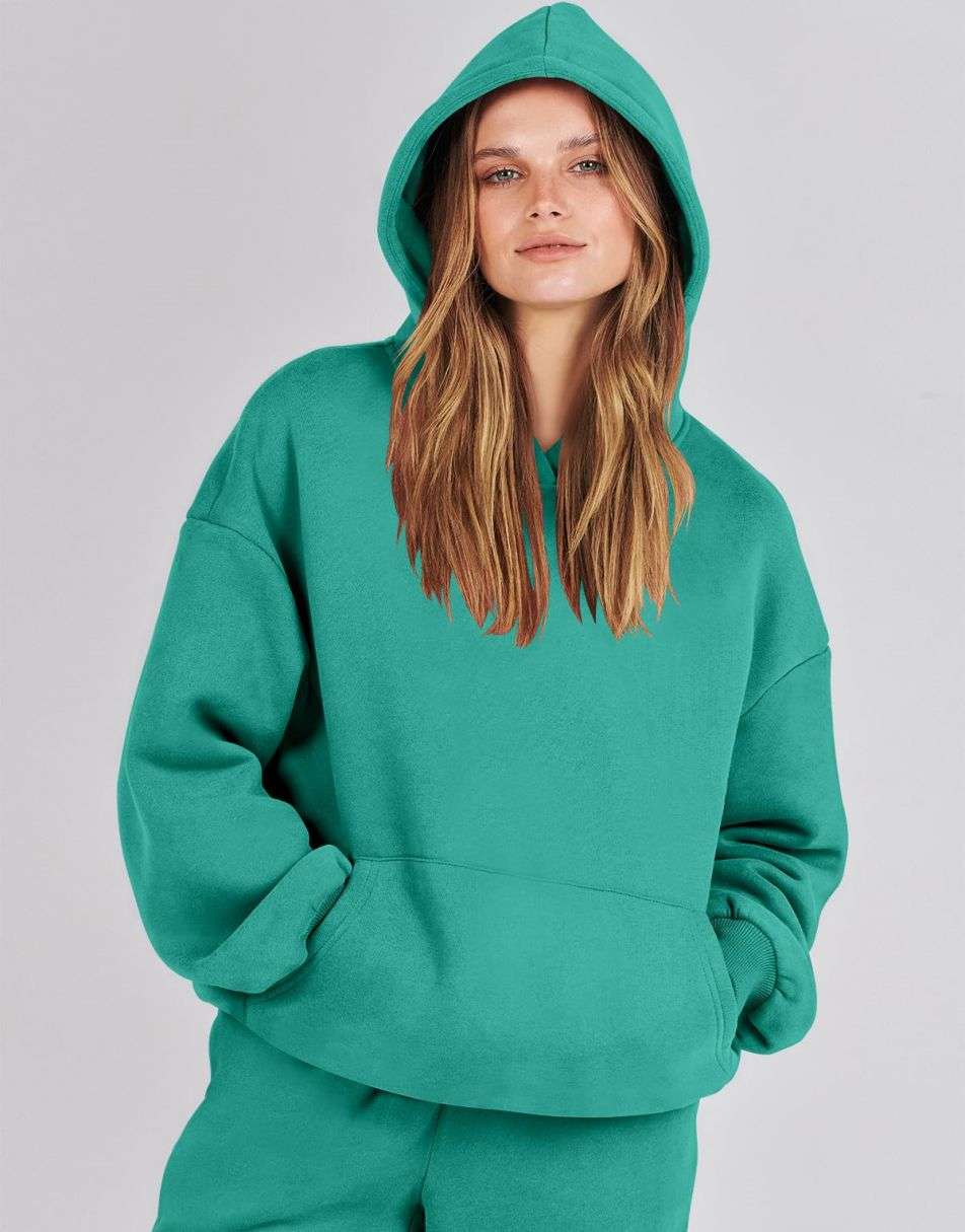 ANRABESS Women's Oversized Hoodie Jogger Sweatsuit Set