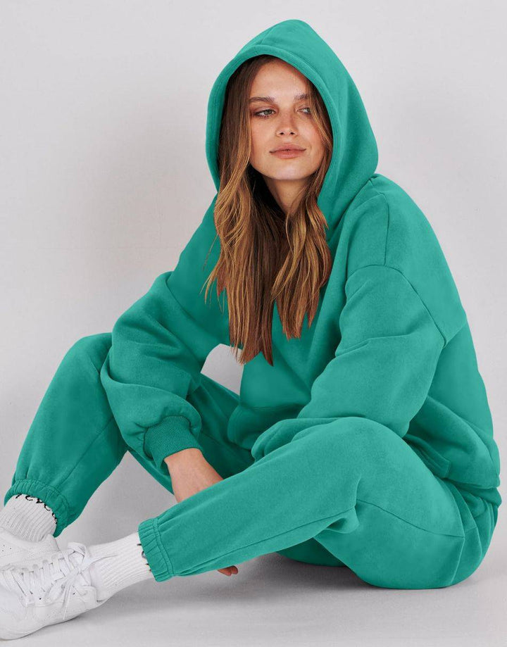 ANRABESS Women's Oversized Hoodie Jogger Sweatsuit Set