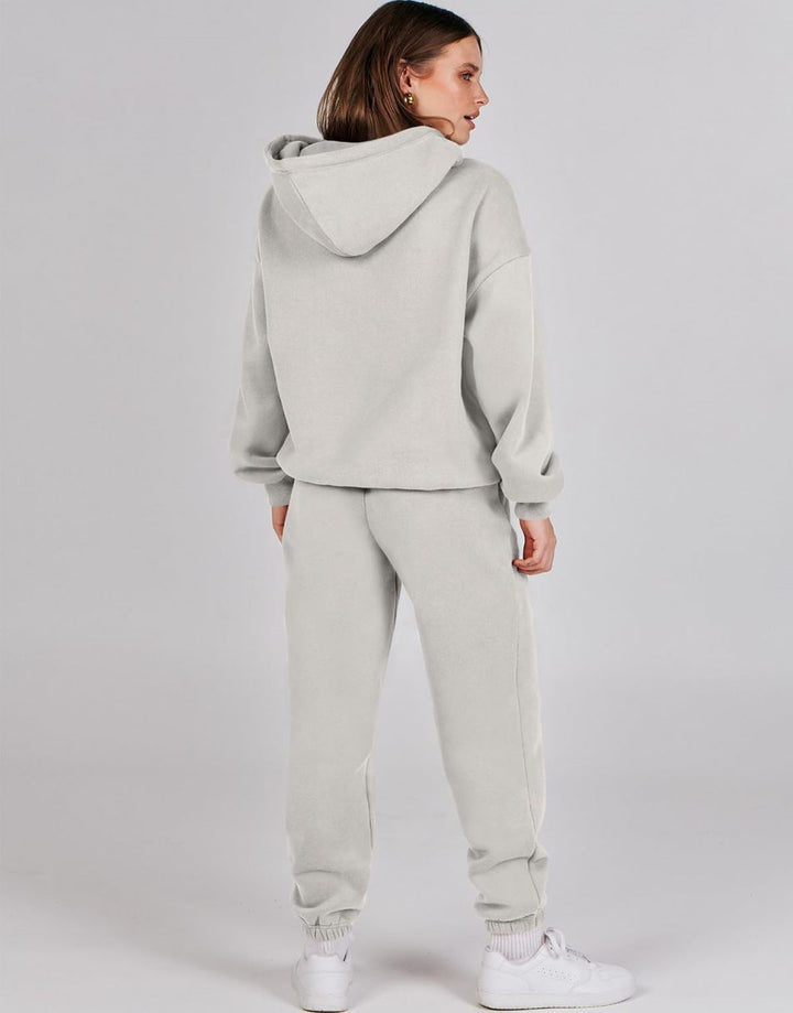 ANRABESS Women's Oversized Hoodie Jogger Sweatsuit Set