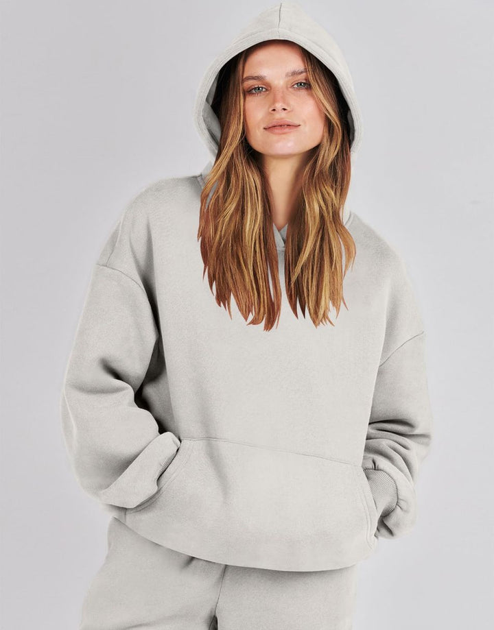 ANRABESS Women's Oversized Hoodie Jogger Sweatsuit Set