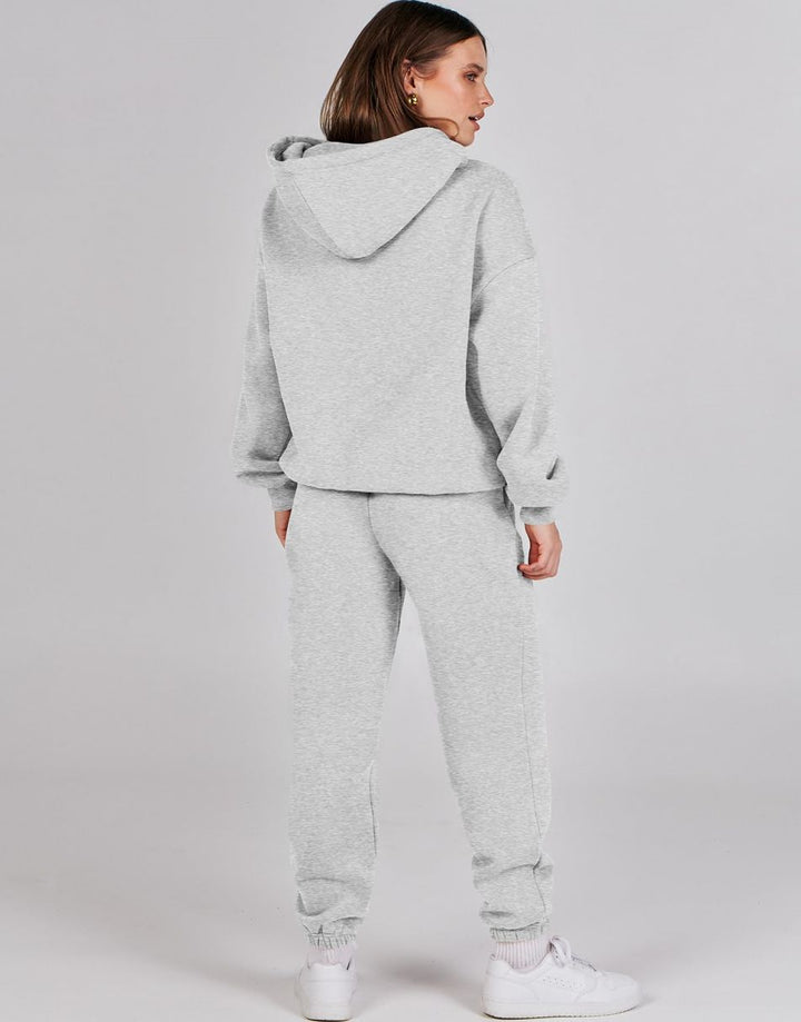 ANRABESS Women's Oversized Hoodie Jogger Sweatsuit Set