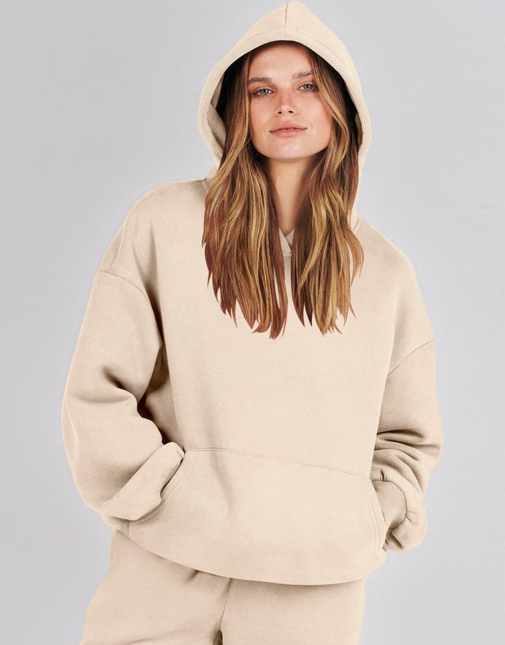ANRABESS Women's Oversized Hoodie Jogger Sweatsuit Set