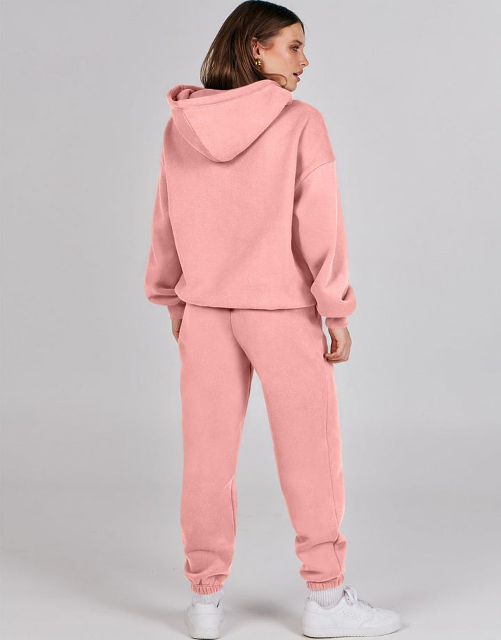 ANRABESS Women's Oversized Hoodie Jogger Sweatsuit Set