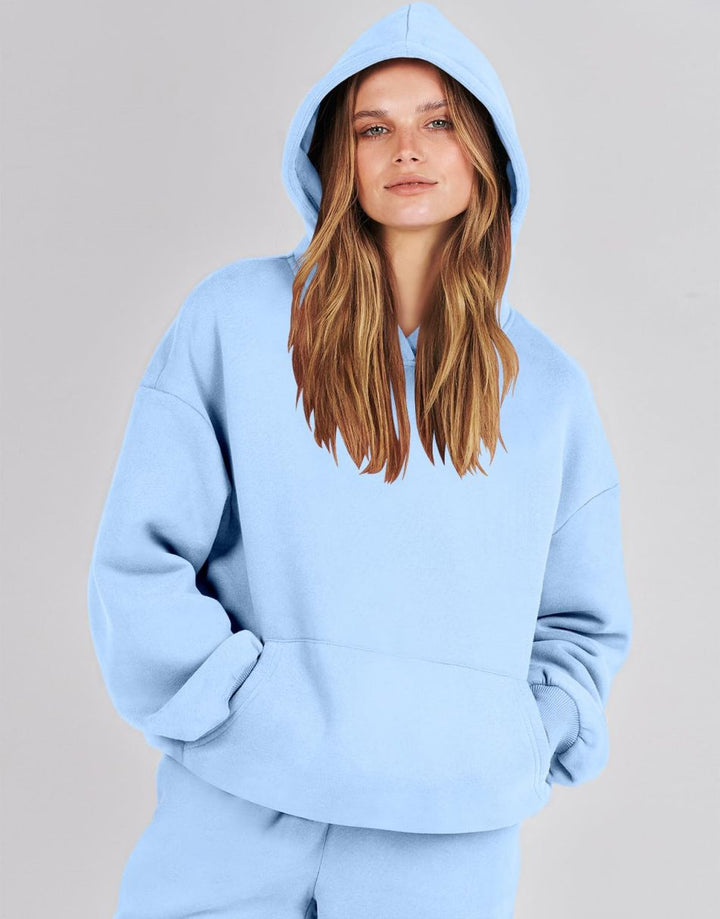 ANRABESS Women's Oversized Hoodie Jogger Sweatsuit Set