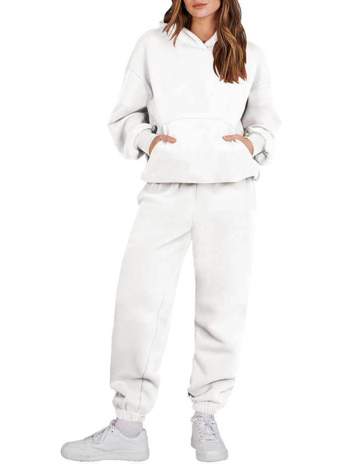 ANRABESS Women's Oversized Hoodie Jogger Sweatsuit Set