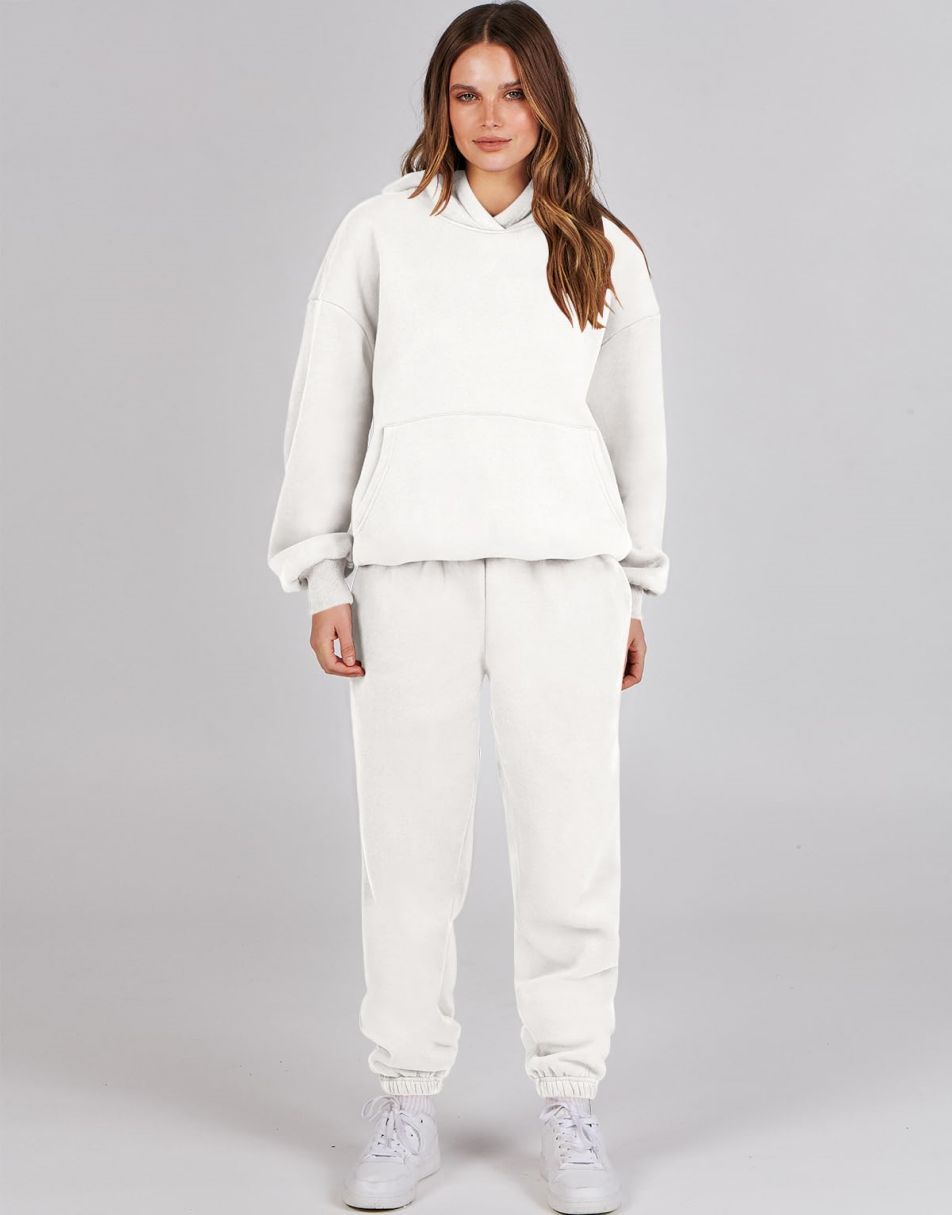 ANRABESS Women's Oversized Hoodie Jogger Sweatsuit Set