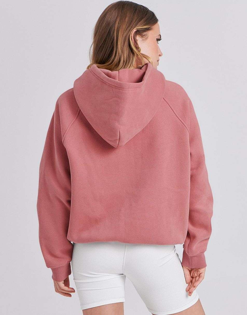 ANRABESS Women's Oversized Drop Shoulder Fleece Hoodie