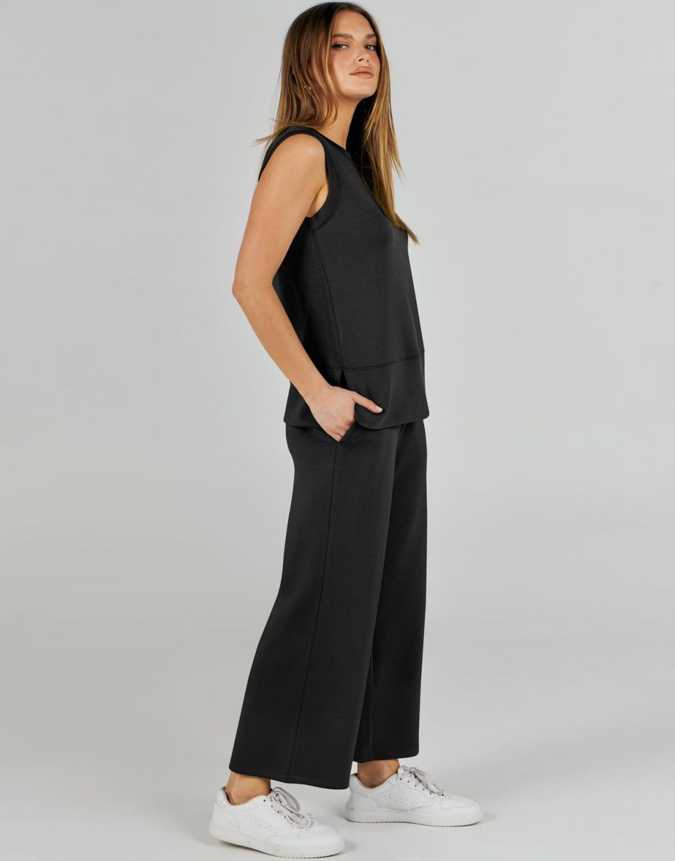 ANRABESS Women's 2-Piece Casual Lounge Matching Set