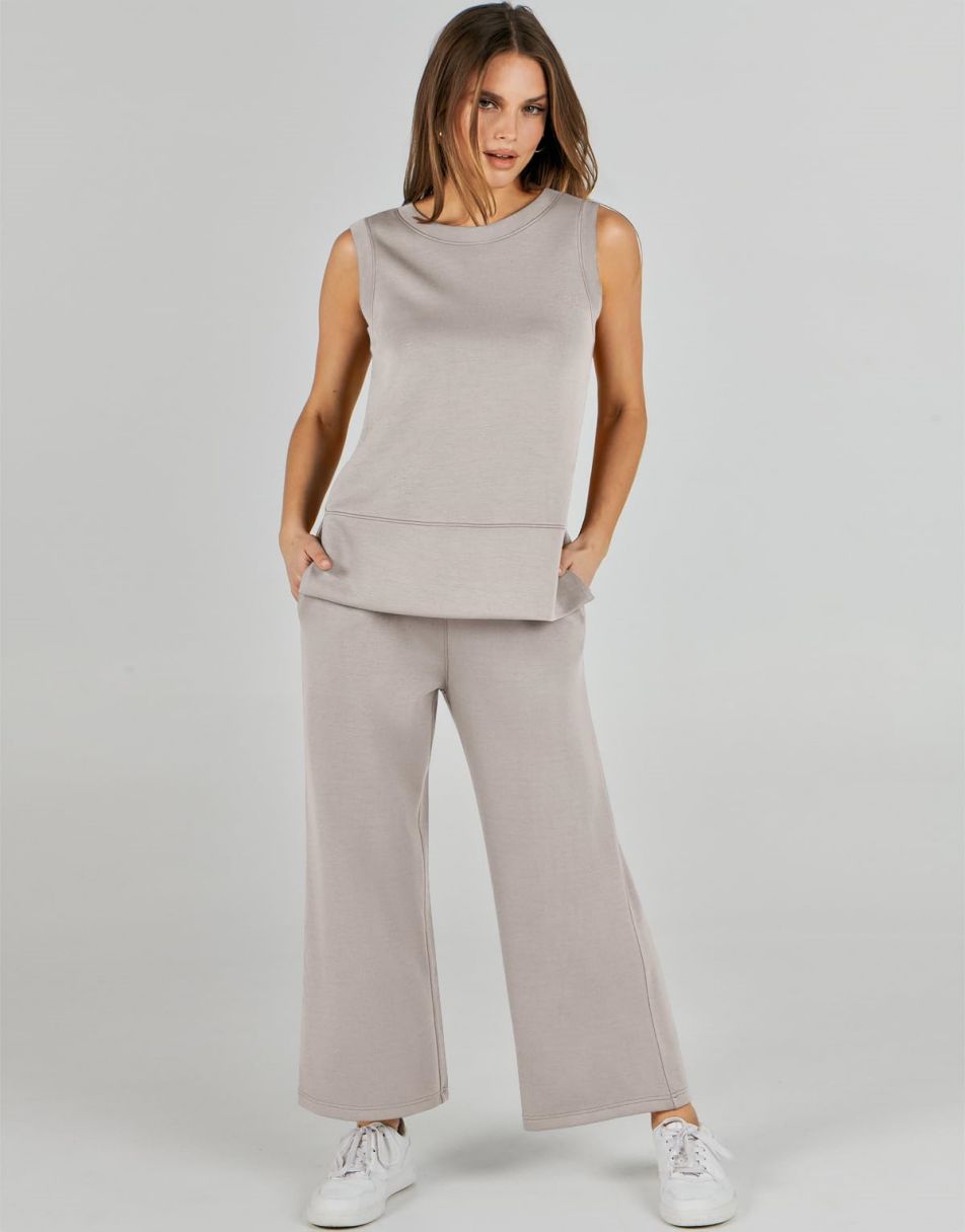 ANRABESS Women's 2-Piece Casual Lounge Matching Set