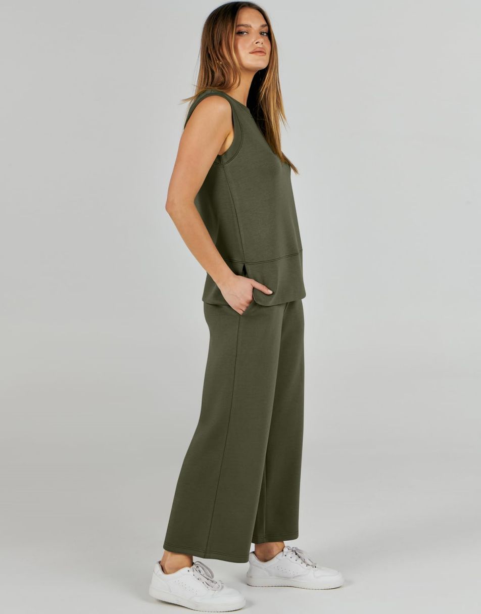 ANRABESS Women's 2-Piece Casual Lounge Matching Set