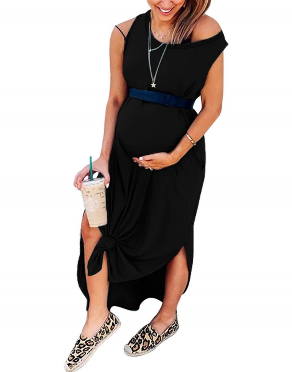 ANRABESS Women's Loose Sleeveless Maxi Beach Dress