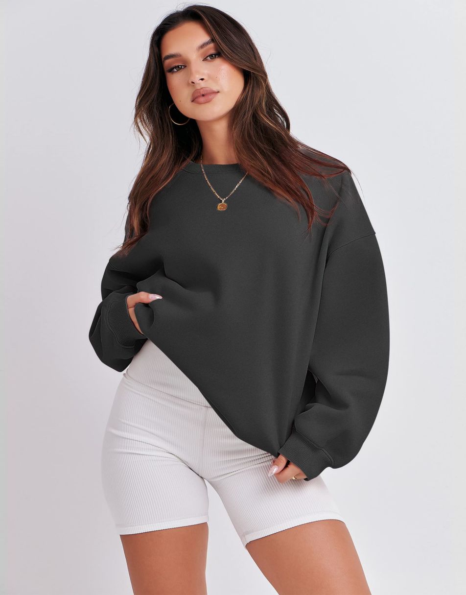 ANRABESS Women's Fleece Long Sleeve Loose Hoodie
