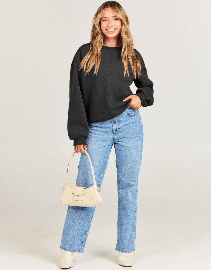 ANRABESS Women's Fleece Long Sleeve Loose Hoodie