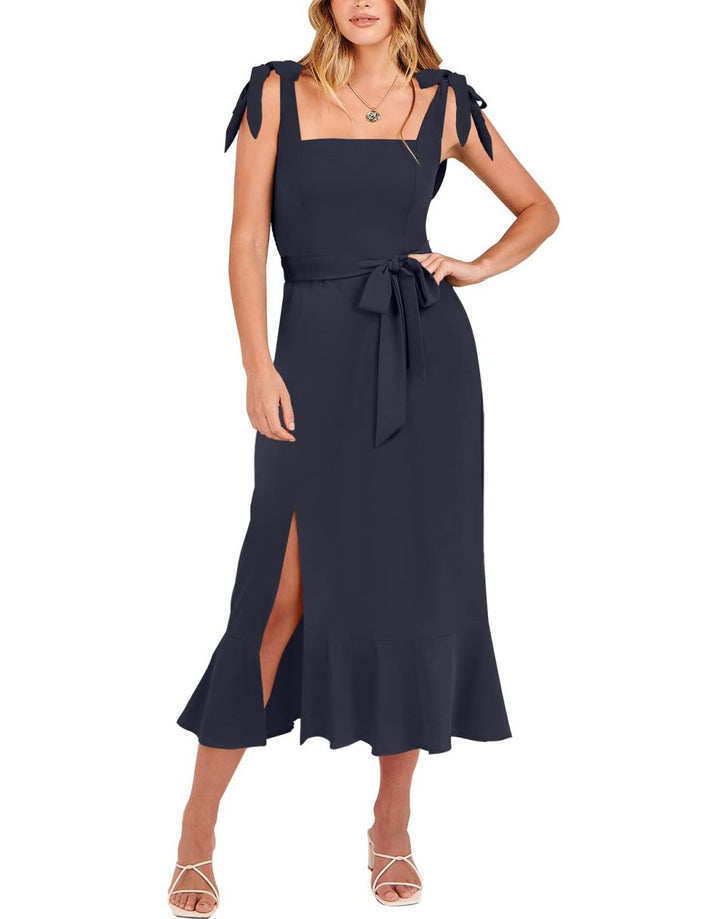 ANRABESS Women's Formal Midi Dress for Wedding Guest