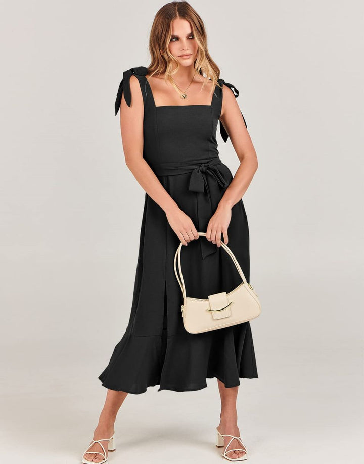 ANRABESS Women's Formal Midi Dress for Wedding Guest
