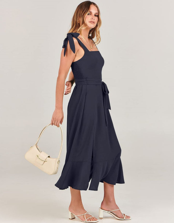 ANRABESS Women's Formal Midi Dress for Wedding Guest