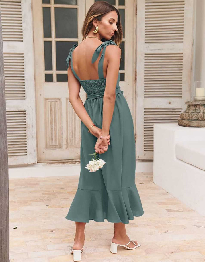 ANRABESS Women's Formal Midi Dress for Wedding Guest