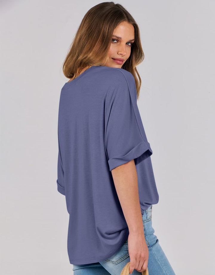 ANRABESS Womens Tops Oversized T Shirts for Women Short Sleeve Crewneck Casual Loose Basic Tee Shirt Trendy Summer Fashion Clothes