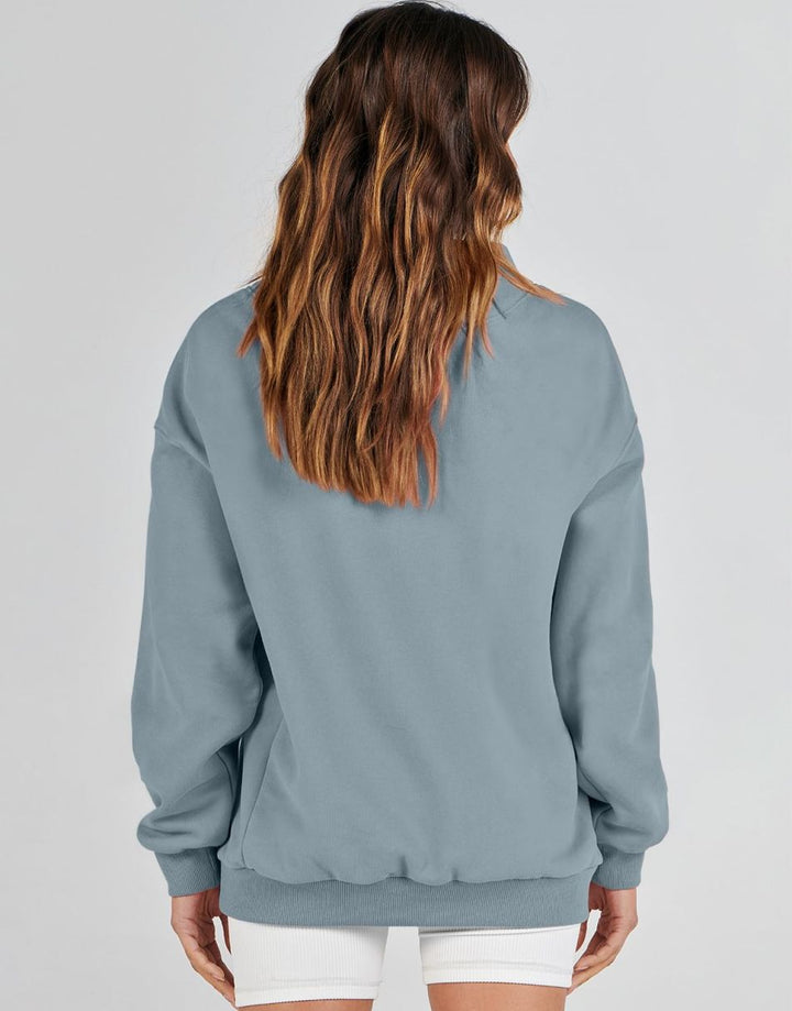ANRABESS Women's Oversized Turtleneck Long Sleeve Sweatshirt