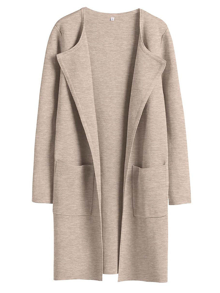 ANRABESS Womens Cardigan Sweater Open Front Knit Long Coatigan Dressy Casual Jacket Coat 2026 Fall Outfits Classy Clothes