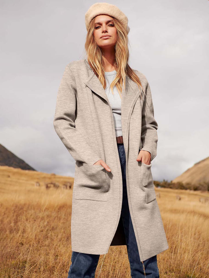 ANRABESS Womens Cardigan Sweater Open Front Knit Long Coatigan Dressy Casual Jacket Coat 2026 Fall Outfits Classy Clothes
