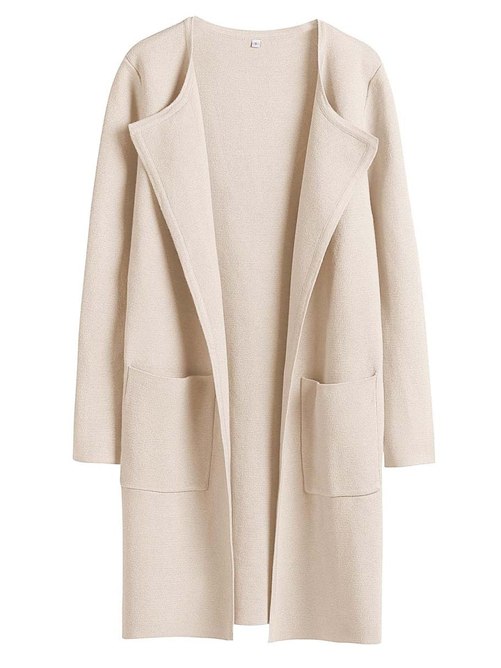 ANRABESS Womens Cardigan Sweater Open Front Knit Long Coatigan Dressy Casual Jacket Coat 2026 Fall Outfits Classy Clothes