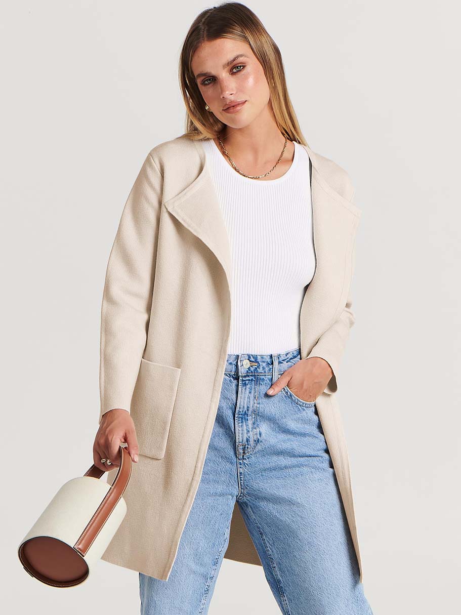 ANRABESS Womens Cardigan Sweater Open Front Knit Long Coatigan Dressy Casual Jacket Coat 2026 Fall Outfits Classy Clothes