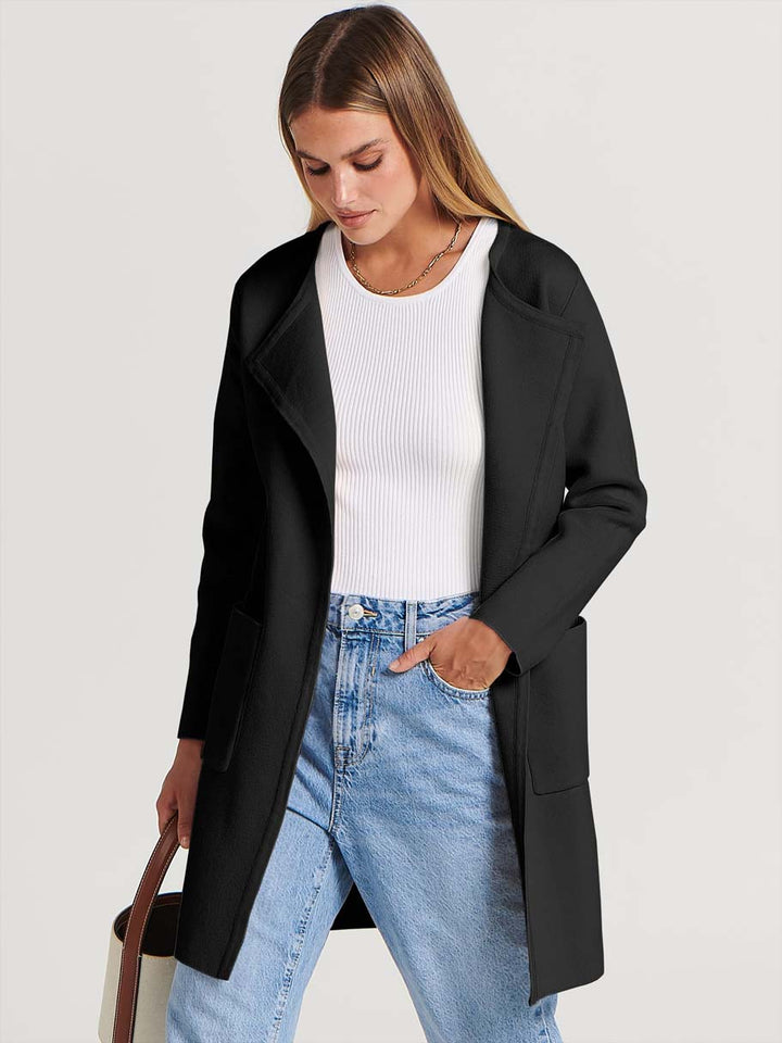 ANRABESS Womens Cardigan Sweater Open Front Knit Long Coatigan Dressy Casual Jacket Coat 2026 Fall Outfits Classy Clothes