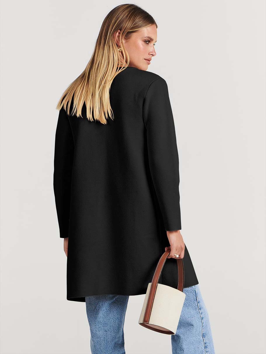 ANRABESS Womens Cardigan Sweater Open Front Knit Long Coatigan Dressy Casual Jacket Coat 2026 Fall Outfits Classy Clothes