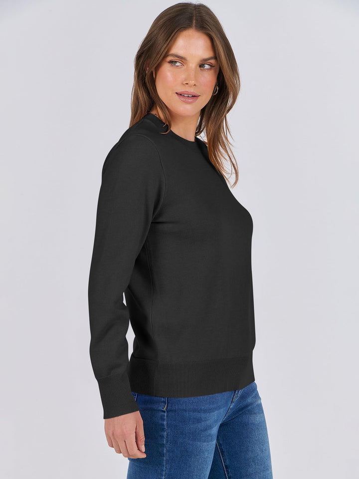 ANRABESS Women's Lightweight Crewneck Loose Sweater