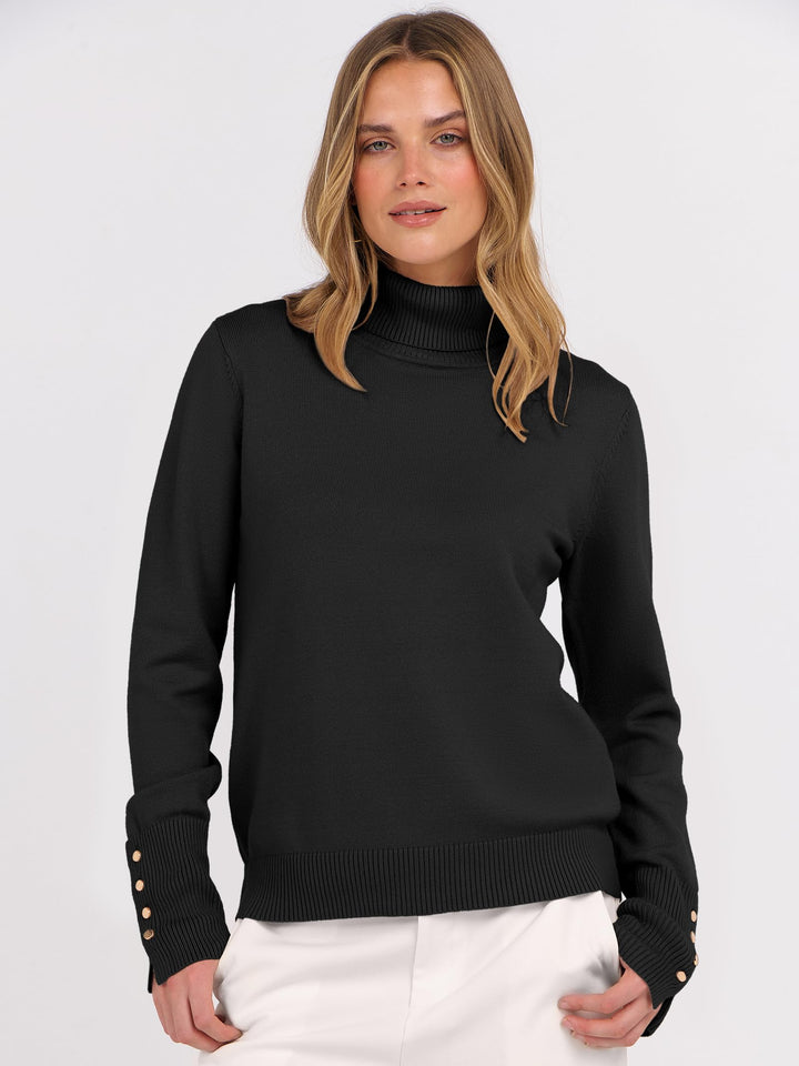 ANRABESS Dressy Casual Turtleneck Sweater for Women