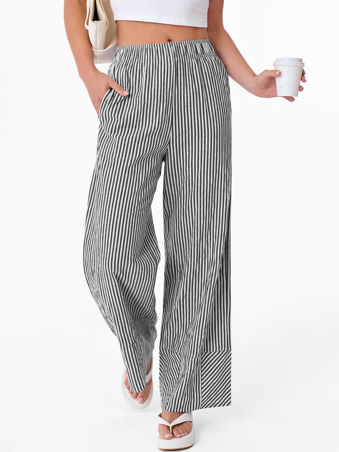 ANRABESS Plaid Boxer Pajama Pants for Casual Lounge
