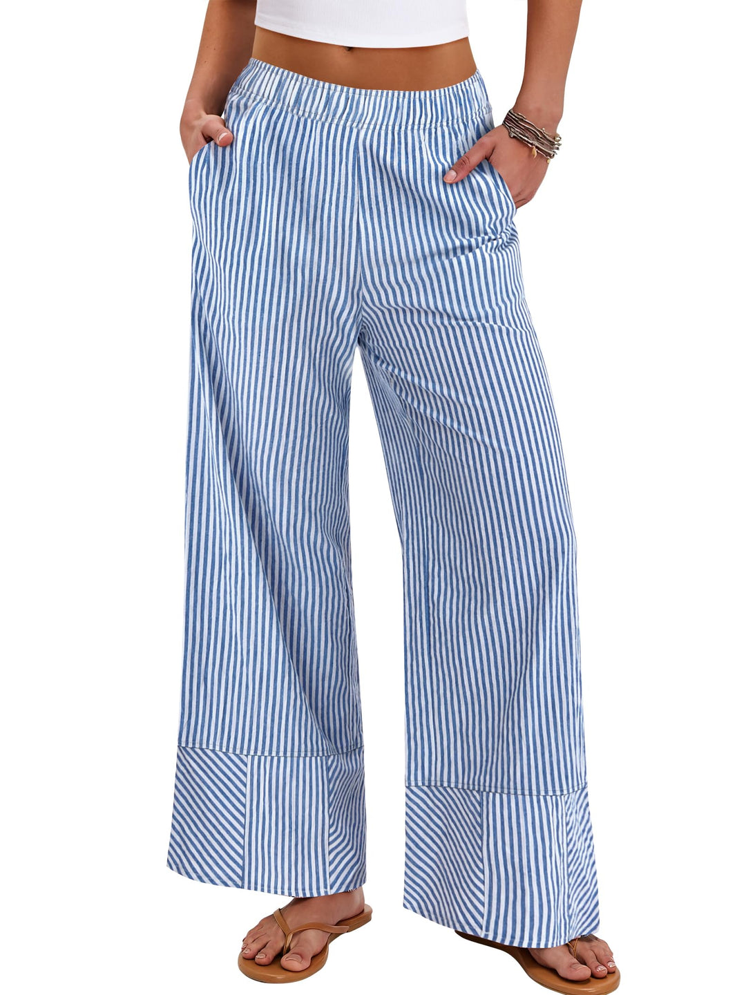 ANRABESS Plaid Boxer Pajama Pants for Casual Lounge