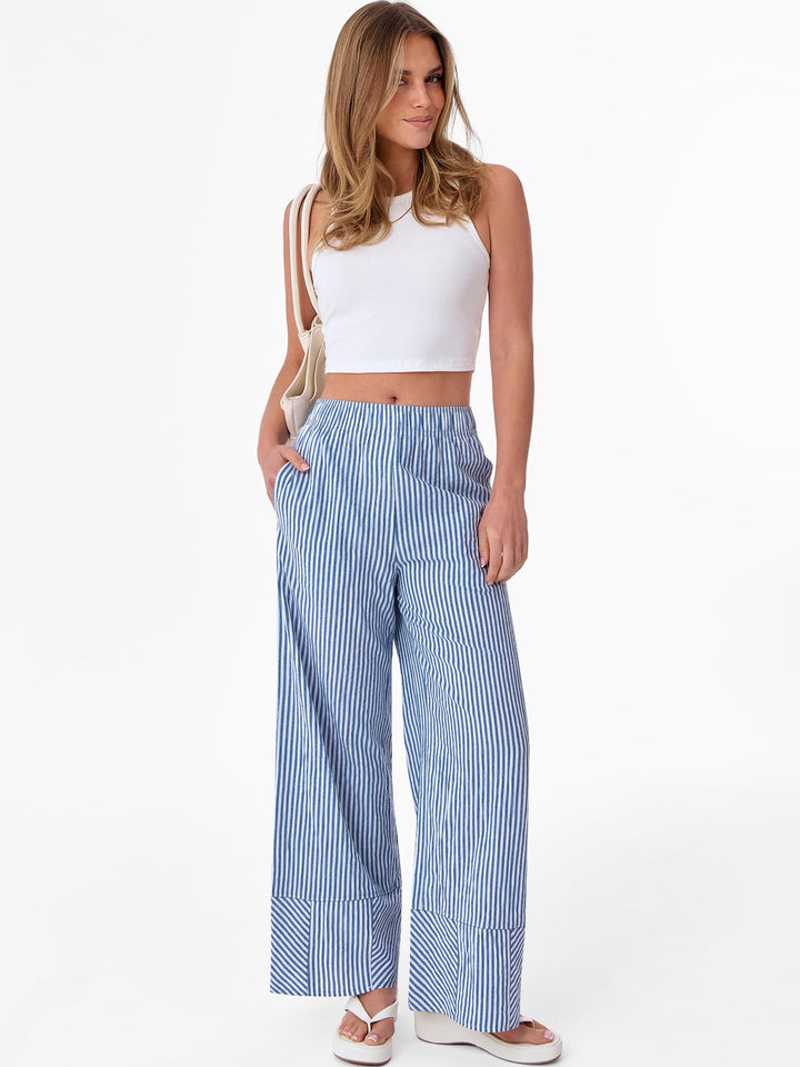 ANRABESS Plaid Boxer Pajama Pants for Casual Lounge
