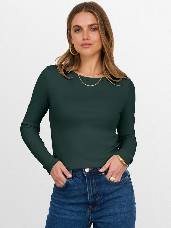 ANRABESS Women's Fleece Lined Thermal Winter Undershirt